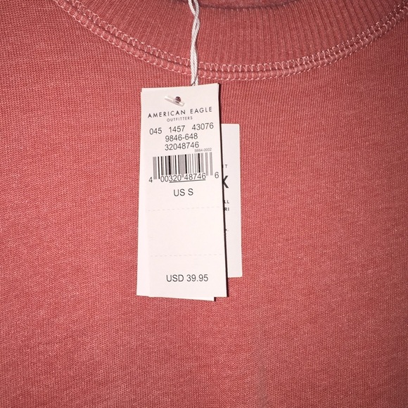 American Eagle Peach colored oversized top - Picture 5 of 6